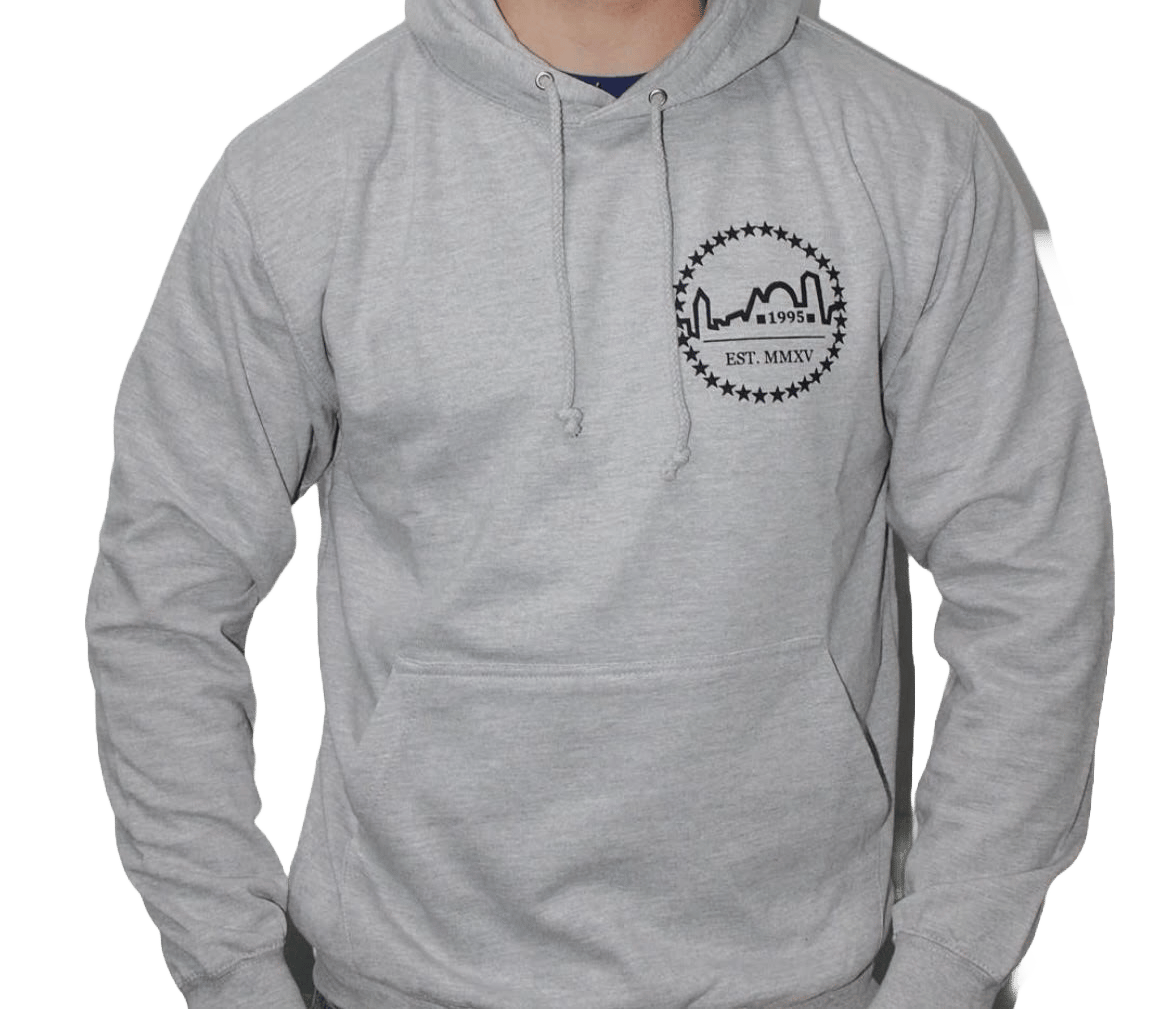 Heather Grey Logo Hoodie | Kelpor Clothing LTD Heather Grey Logo Hoodie | Kelpor Clothing LTD